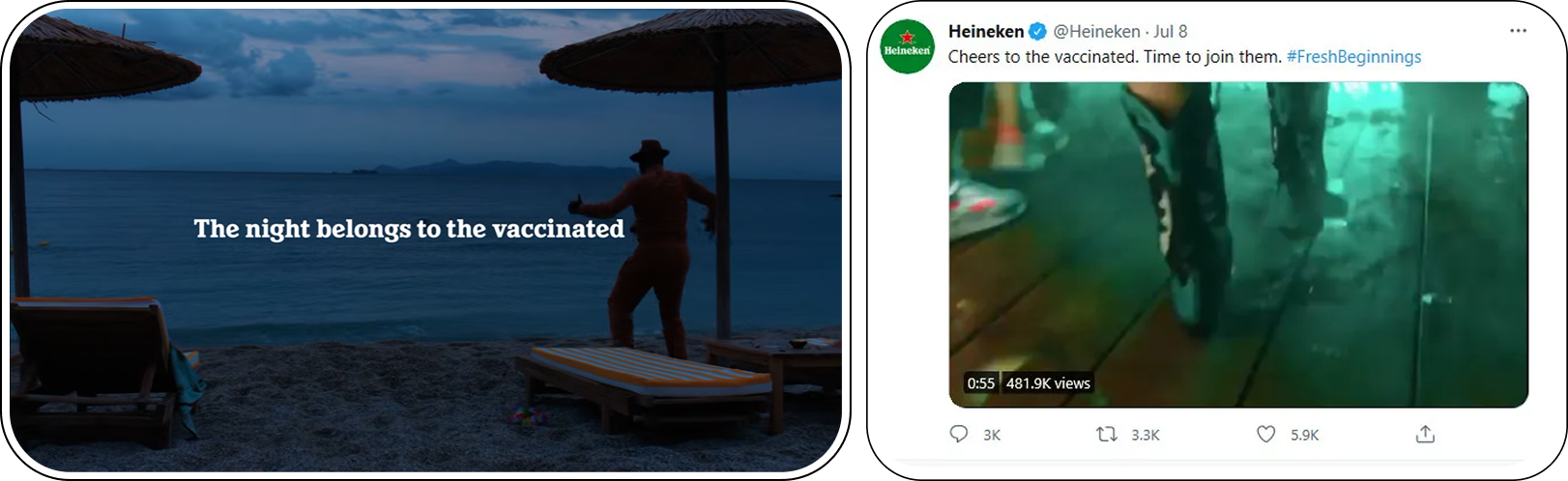 Рекламная кампания Heineken в поддержку вакцинации как пример работы с имиджем